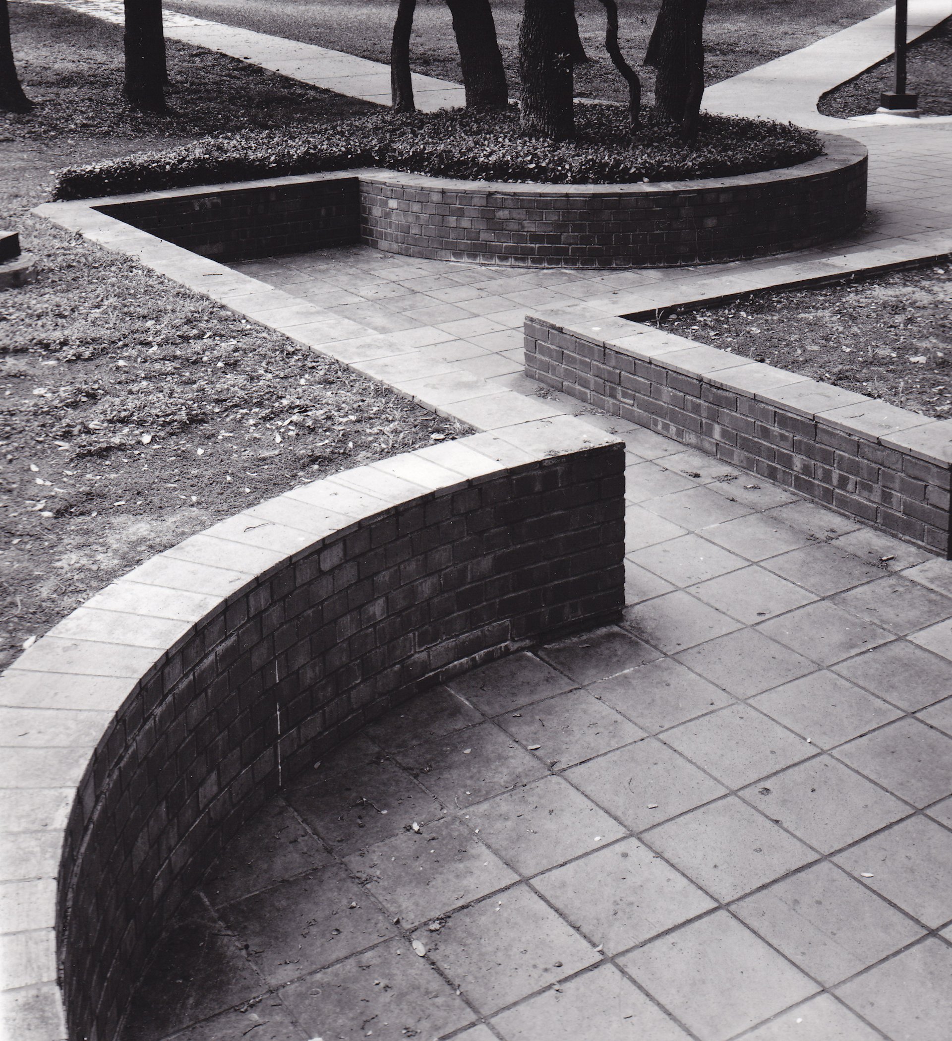 outside the music building photograph